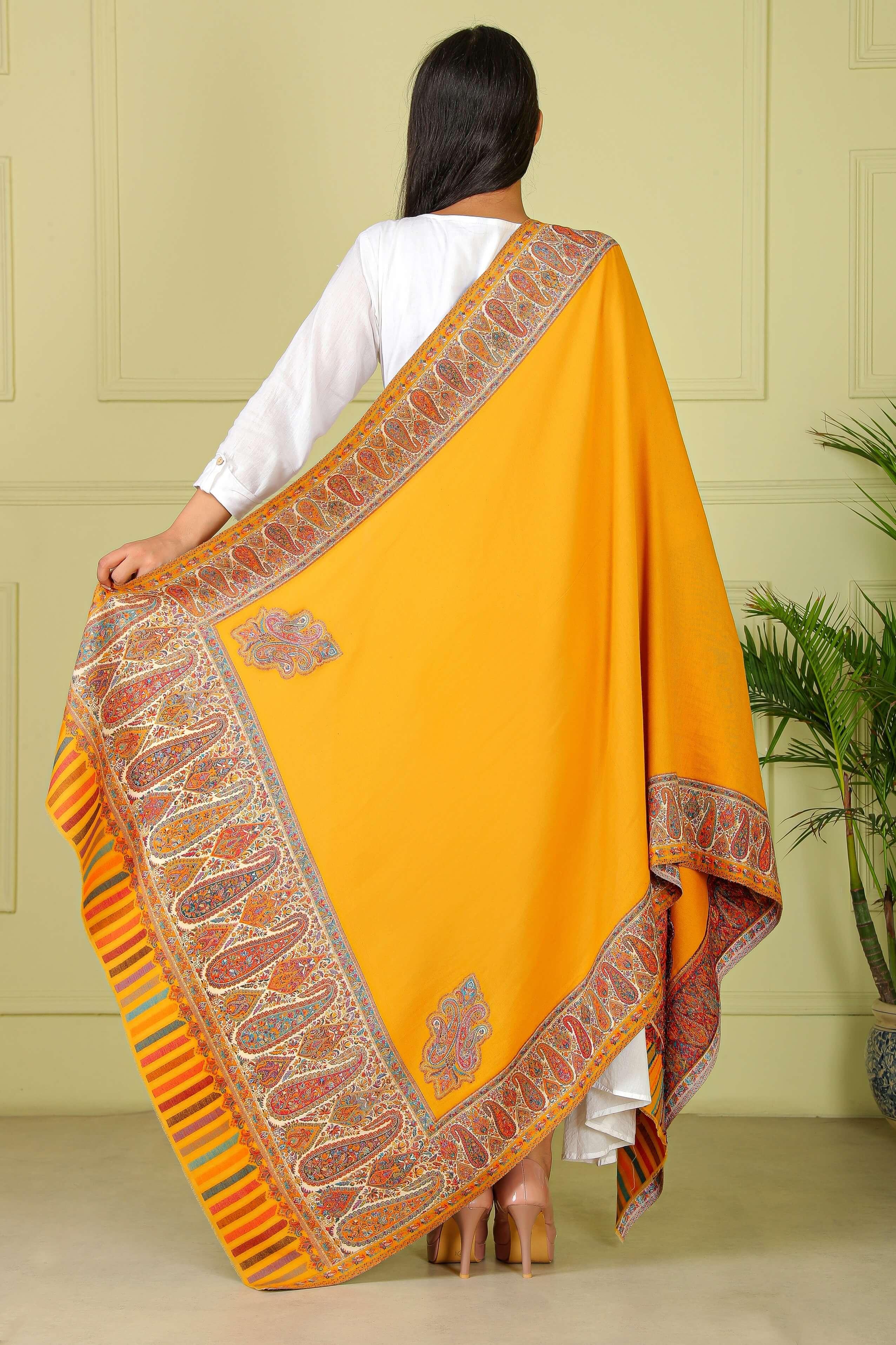 Kani Mustard women Soft touch Shawl